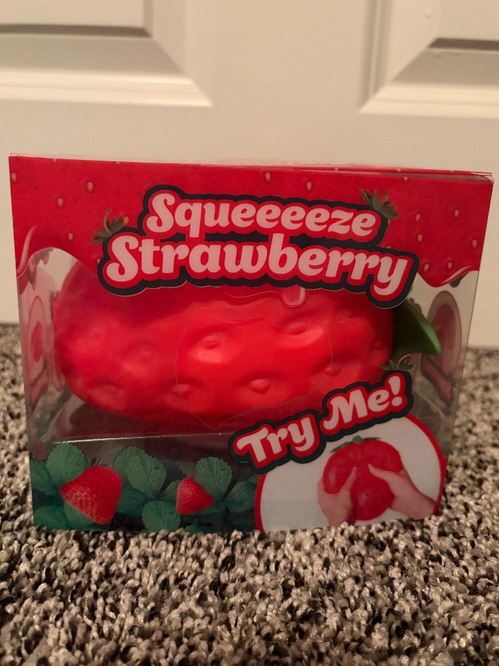 Sunny Days Strawberry Squeezy Squishy Fruit Toy Toymendous
